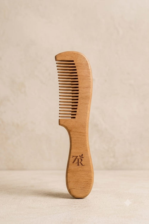 ZR Organic Wooden Comb for Strong & Healthy Hair