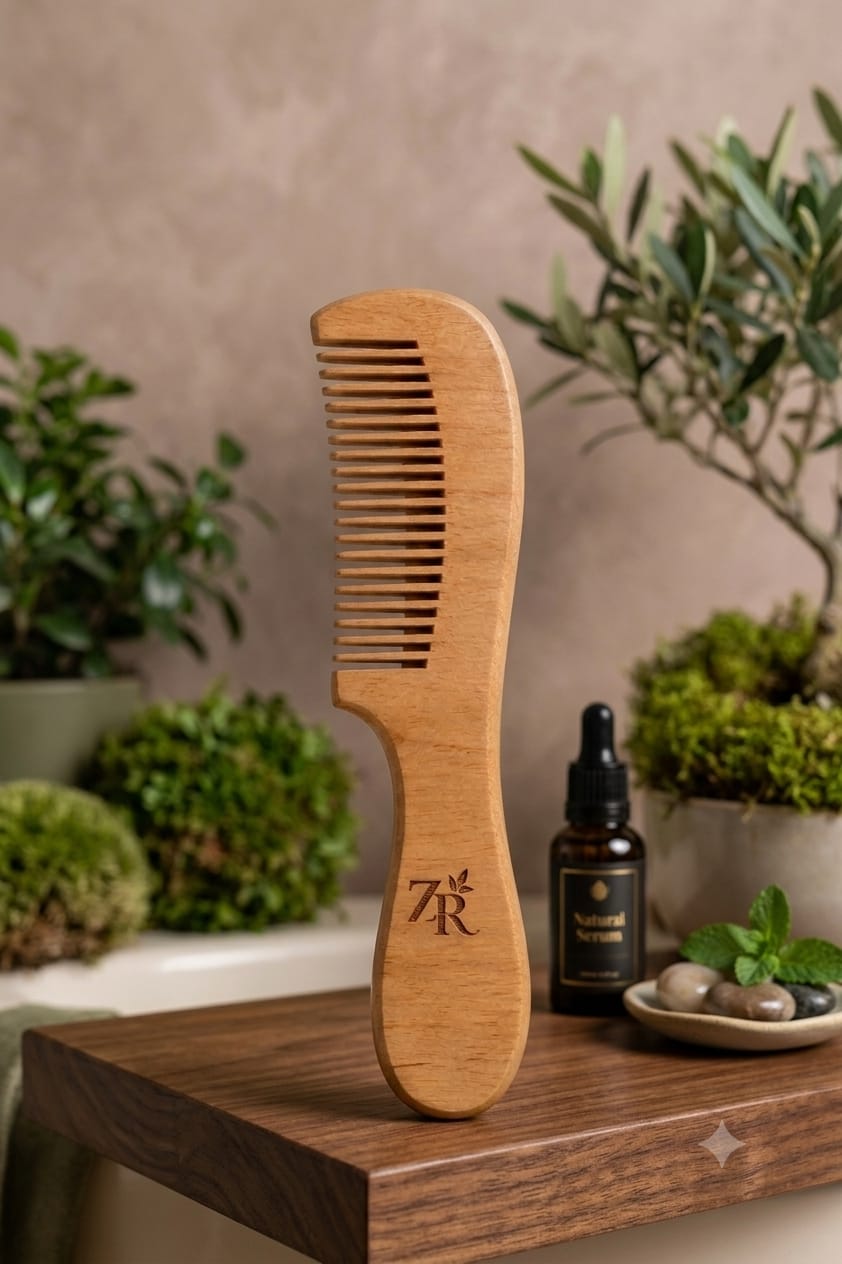 ZR Organic Wooden Comb for Strong & Healthy Hair